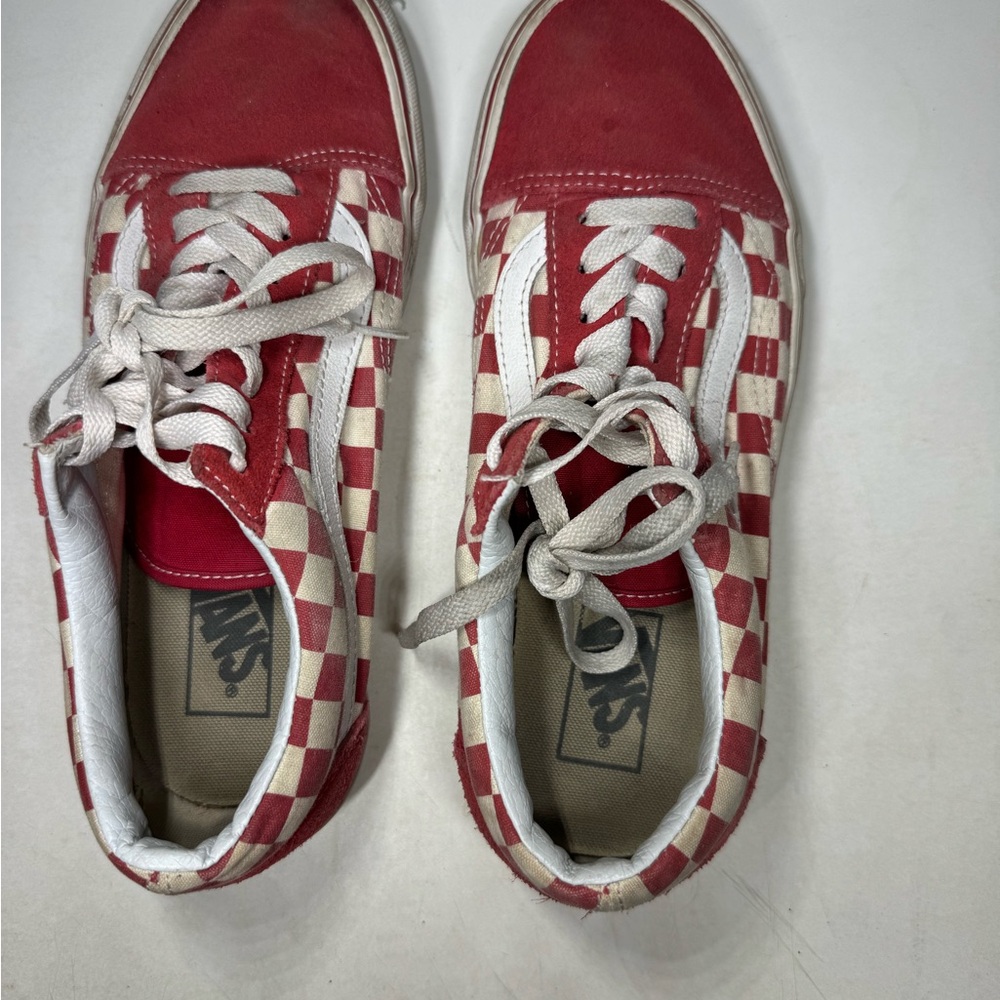 Vans Red Checkered Sneakers